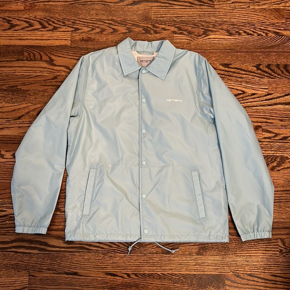 CARHARTT WIP - Mens Script Coach Jacket Soft
Aloe Green Wax - Picture 8 of 8